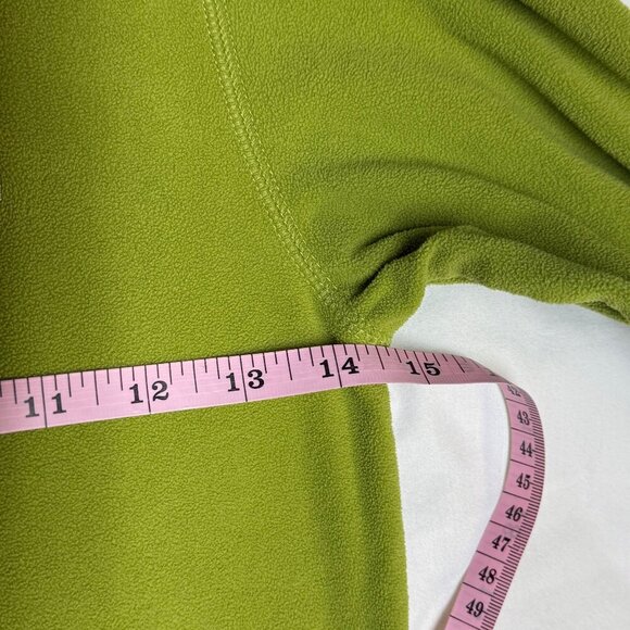 North Face Boys TKA 100 Glacier ¼ Zip Fleece Pullover, Lime Green, SIze Small - Picture 9 of 9